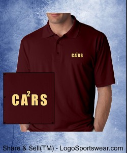 Embroidered Maroon UltraClub Adult Cool-N-Dry Sport Polo Design Zoom